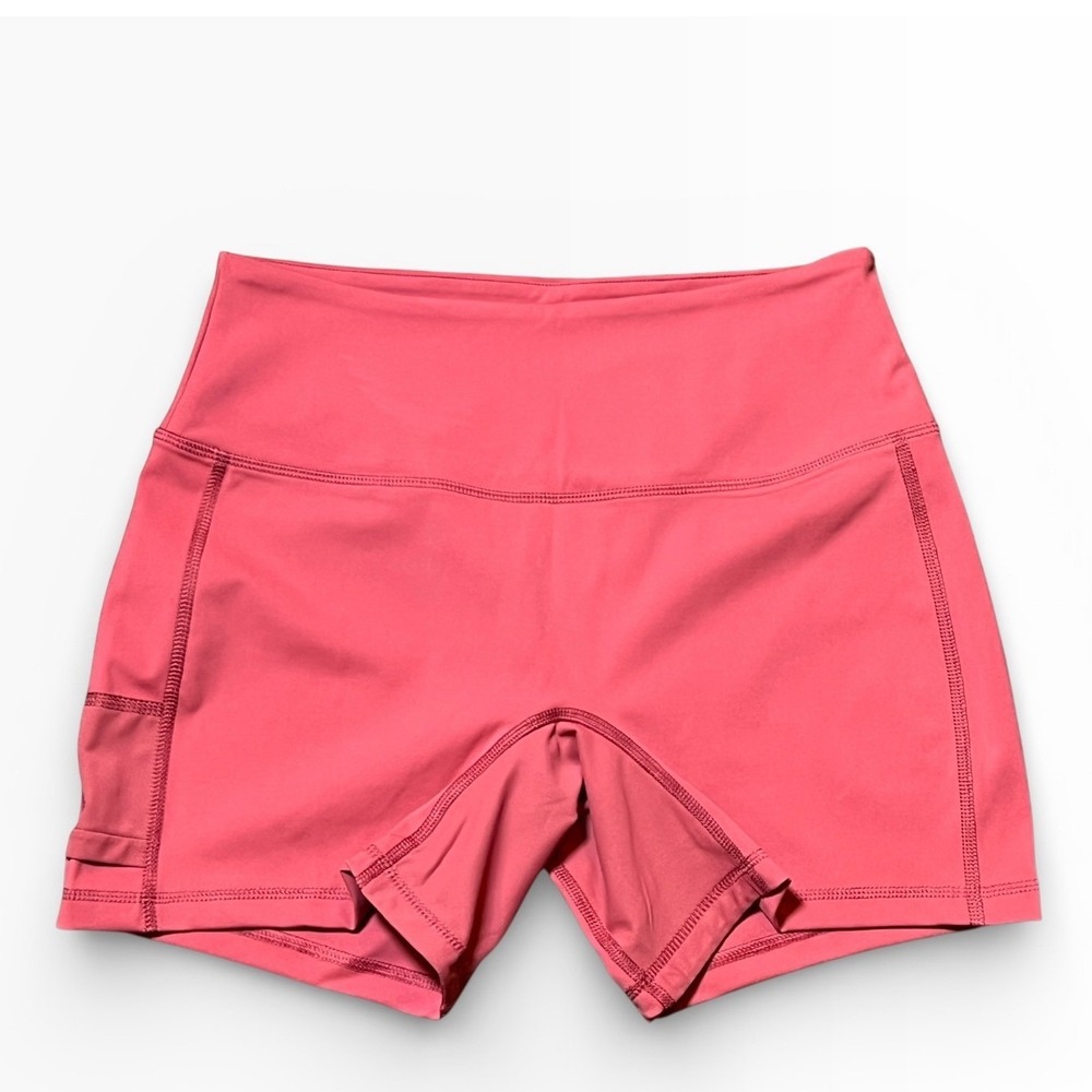 Peter Millar Womens Performance Athletic Shorts Coral Pink Size Small Running